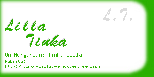 lilla tinka business card